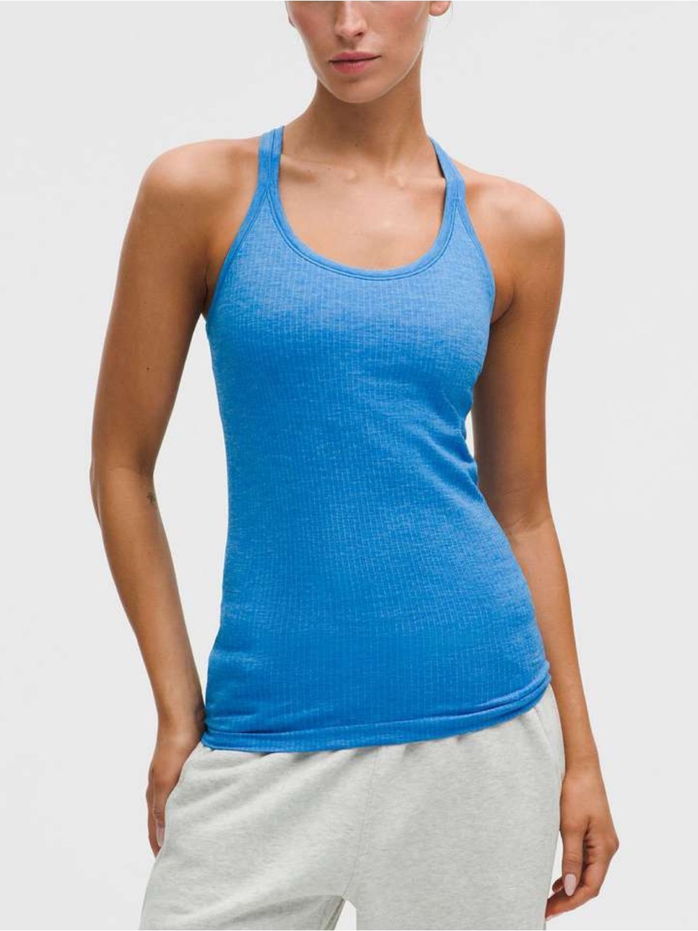 Lululemon Ebb to Street Tank Top Sz 10 In Cornflower